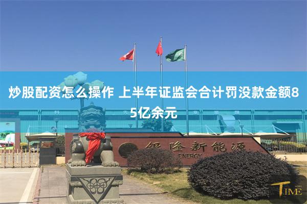 炒股配资怎么操作 上半年证监会合计罚没款金额85亿余元