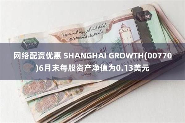 网络配资优惠 SHANGHAI GROWTH(00770)6月末每股资产净值为0.13美元