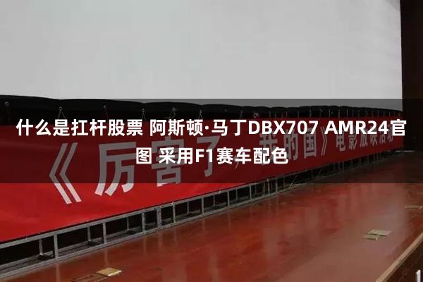 什么是扛杆股票 阿斯顿·马丁DBX707 AMR24官图 采用F1赛车配色