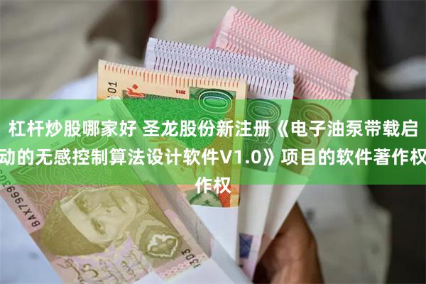 杠杆炒股哪家好 圣龙股份新注册《电子油泵带载启动的无感控制算法设计软件V1.0》项目的软件著作权