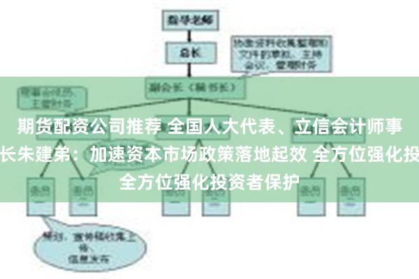 期货配资公司推荐 全国人大代表、立信会计师事务所董事长朱建弟：加速资本市场政策落地起效 全方位强化投资者保护