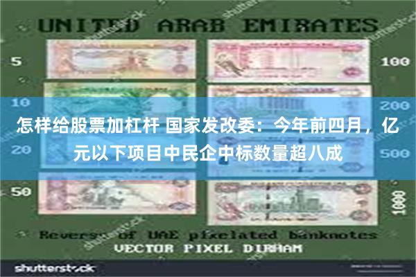 怎样给股票加杠杆 国家发改委：今年前四月，亿元以下项目中民企中标数量超八成